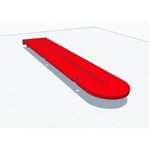 Ryobi TS1551 miter saw insert plate 10.1" long 2" wide